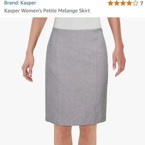Women's Petite Melange Skirt